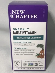 New Chapter One Daily Multivitamin 72 Tablets Vegetarian  - Picture 1 of 5