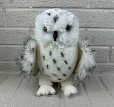 Плюшевая игрушка-животное Douglas Wizard Snowy Owl 8 дюймов белая пушистая - Изображение 1 из 4