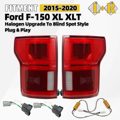 Par de luces traseras izquierda+derecha estilo punto ciego para Ford F-150 2015-2020 Foto 1 de 4