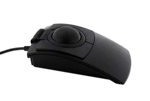 X-keys L-Trac schwarze Trackball Maus mit Laser Tracking Technologie, Made in USA - Bild 1 von 5
