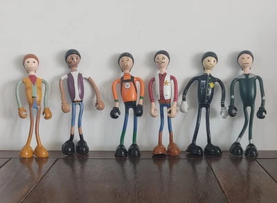 Lote De 6 Figuras De Acción Flexibles De Colección Kid Galaxy BENDOS Grits Rip Sheriff Etc Foto 1 de 4