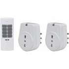 Prese radiocomandate con radiocomando multicanale e indicatore Electraline 48501