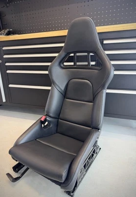 Porsche Carbon Foldable Bucket Seat Driver Side 991 997 718 982 981 GT4 GT3 RS - Image 1 of 4