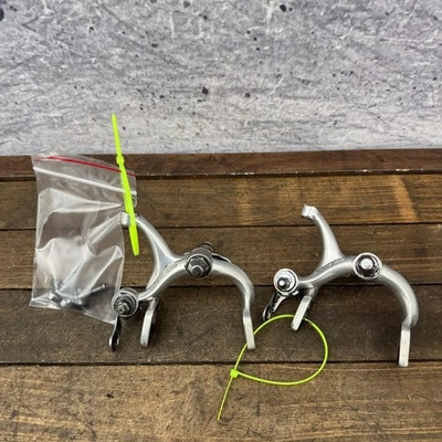 Juego de pinzas de freno de carretera Campagnolo de colección pernos empotrados con escritura Foto 1 de 4