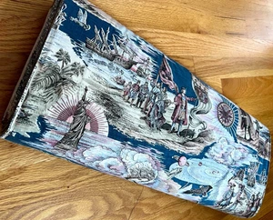Vintage Ginny Beyer Columbus Liberty Discovery 1492 Baumwollstoff 4 Yard - Bild 1 von 9