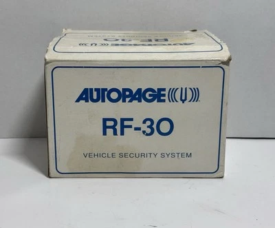 AutoPage RF-30 Vehicle Security System New In Box - Image 1 of 3