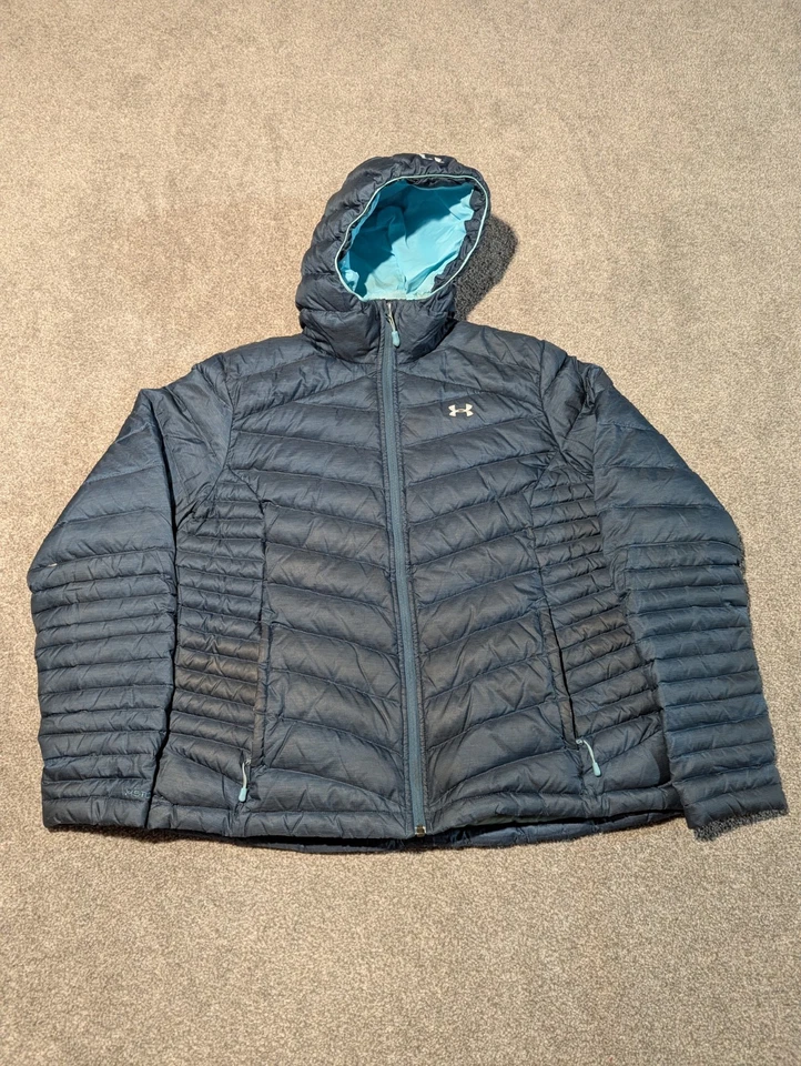 Chaqueta Underarmour para mujer XL azul Storm Pertex Quantum plumón abrigo acolchado parka Foto 1 de 4