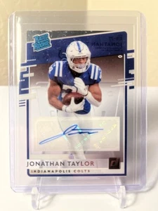 2020 Chronicles-Clearly Donruss Rated Rookie Jonathan Taylor AUTO RC COLTS - Picture 1 of 2