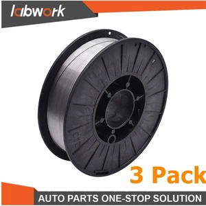 Labwork 3er-Pack 0,035 Zoll Durchmesser E71T-GS gaslos - Flussmittelkern Schweißdraht 10 Pfund Spule - Bild 1 von 9