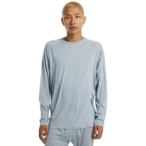 BURTON Snowboard Phayse Merino Base Layer Crew Petrol Green Mens LG NEW w/tags - Picture 1 of 1