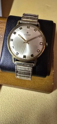 Reloj mecánico Junghans vintage 17 joyas para hombre ¡Preciosa esfera champán! Foto 1 de 4