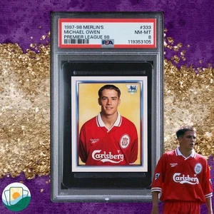 Merlin’s Premier League 98 | PSA 8 Michael Owen | #333 - Picture 1 of 1
