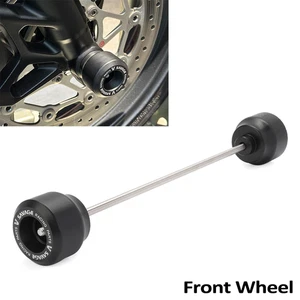 Front Wheel Fork Spindle Axle Slider Crash Protector For Tiger Sport 660 800 - Picture 1 of 13