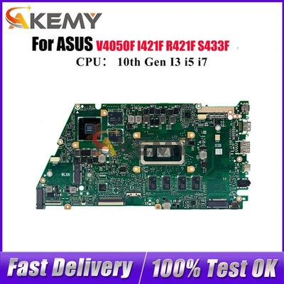 X421FL Motherboard For ASUS X421FQY R421F S433F X421F X421FPY Mainboard W/CPU - Image 1 of 4