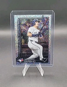2025 Topps Series 1 Confetti Parallel Daulton Varsho #119 Toronto Blue Jays - Picture 1 of 2