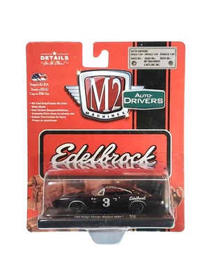 2017 M2 Machines Auto Drivers Edelbrock 1969 Dodge Charger Daytona Hemi 11228-43 - Image 1 of 2