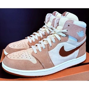Nike Air Jordan 1 Zoom ZM Air CMFT2 DV1307-120 Sail/Legend Coffee mens size 11.5 - Picture 1 of 9