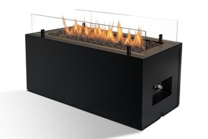Rio von Planika Terrassenheizer Heizstrahler Gas Kamin Garten schwarz Stahl