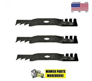 3 NEW GATOR MULCHING BLADES FOR CUB CADET MTD 742P05286-X 54" CUT FITS S SPINDLE - Picture 1 of 1