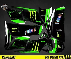 Kit Déco Quad pour / Atv Decal Kit for Kawasaki KFX 700 - Monster - Bild 1 von 1