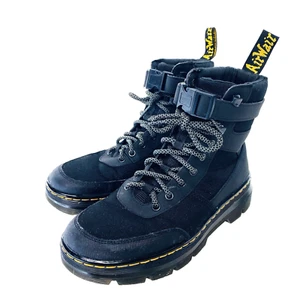 Dr. Martens Combs Tech Black Utility Combat Boots Schuhe Doc Martens Gr. 7M JY004 - Bild 1 von 13