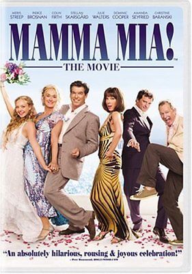 NEW Mamma Mia DVD 2008 Full Frame SCREEN Meryl Streep Pierce Brosnan MOMMA MOVIE • 14.99€