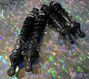 Arrma KRATON 6s EXB Shocks Set Assembled Springs ARA8608V6 Black V6 Front Rear - Picture 1 of 3
