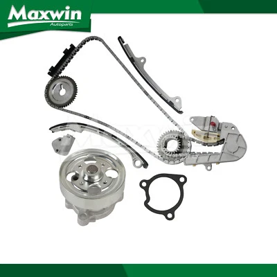 Kit de corrente de distribuição bomba de água ajuste 2002-2006 Nissan Sentra Altima 2.5L DOHC QR25DE - Imagem 1 de 4