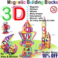 amy & benton magnetic building blocks