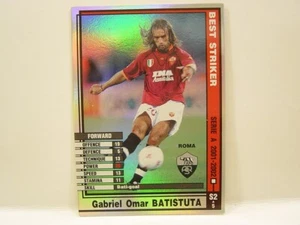 Panini WCCF 2001-02 BS Gabriel Omar Batistuta 1969 Argentina No.20 AS Roma Italy - Picture 1 of 6