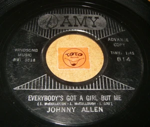 JOHNNY ALLEN - EVERYBODY'S GOT A GIRL BUT ME -  SILLY - LISTEN - TEEN POPCORN - Imagen 1 de 2