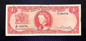 1964 TRINIDAD AND TOBAGO - 1 DOLLAR - P#26 - VF+ - MB9 - Picture 1 of 2