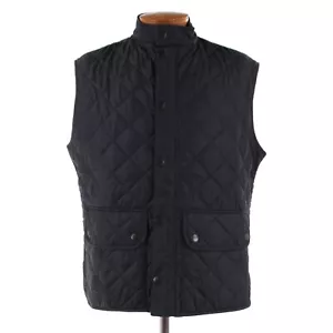 Barbour NWT Polyester Quilted Vest Size XXL Lowerdale In Solid Blue - Picture 1 of 13