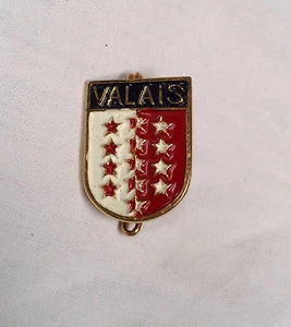 Vintage Walliser Ski Anstecknadel oder Hutnadel - Bild 1 von 2