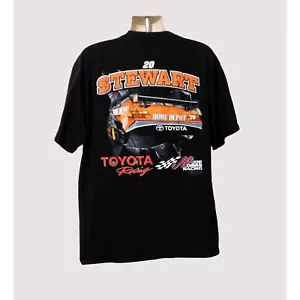 Camiseta Tony Stewart Toyota Racing XL Negra NASCAR Home Depot Joe Gibbs Racing - Imagen 1 de 7