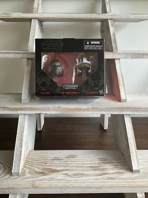Star Wars Black Series Titanium Helmets - Kylo Ren and Poe Dameron #01 - Image 1 of 2