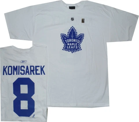 Toronto Maple Leafs Mike Komisarek Reebok White Alternate Mens T Shirt Discount Cover