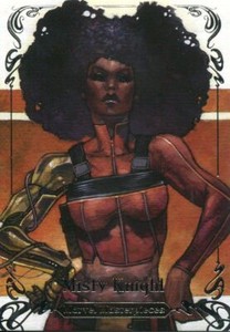 Marvel Masterpieces 2018 Tier 1 Base Card [1999] 4 Misty Knight