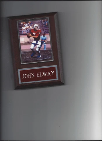 JOHN ELWAY PLAQUE STANFORD UNIVERSITY CARDINALS CARDINAL NCAA ACTION Cover
