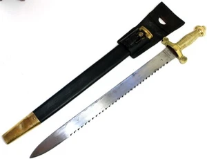 Schweizer Maschinenmesser M1842/52 mit Scheide Pioneer Fascine Messer Schwert Bajonett 3 - Bild 1 von 10