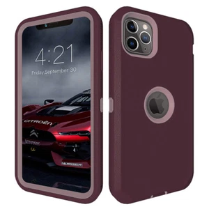 For iPhone 11 ,11 Pro Max Shockproof Defender Phone Armor Case Cover+Belt Clip - Picture 1 of 19