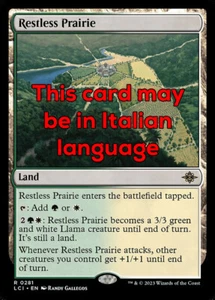 MTG RESTLESS PRAIRIE EXC - PRATERIA INQUIETA 281 - LCI - MAGIC - Picture 1 of 1