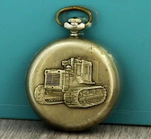 Molnija 3602 Tractor brutal man vintage USSR Soviet pocket watch* - Picture 1 of 7