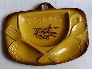 Vintage Britische Retro Keramik Löffelablage oder Wandbehang 80er Guernsey Konvolut - Bild 1 von 7