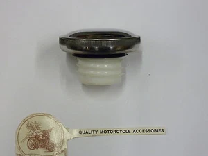 Harley Stainless Ratcheting Non Vented Gas Cap replacement for HD # 61103-83 - Bild 1 von 3