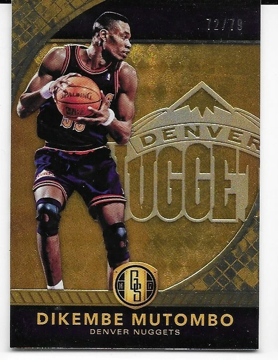 2016-17 Gold Standard AU parallel - Dikembe Mutumbo /79 Denver Nuggets! - Image 1 of 1