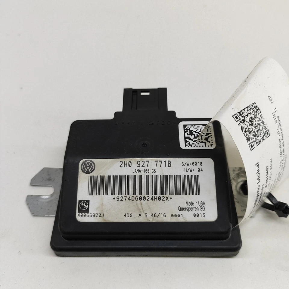 VW AMAROK 2H, S1B Altre centraline 2H0927771B 3.00 Diesel 150kw - Immagine 1 di 4