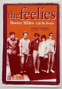 The Feelies Concert Poster 1988 F-62 Fillmore - Picture 1 of 1