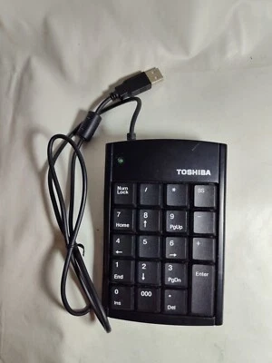 Toshiba PA1390U-1NKP Slim USB Numeric Keypad with 2-Port USB Hub - Image 1 of 4