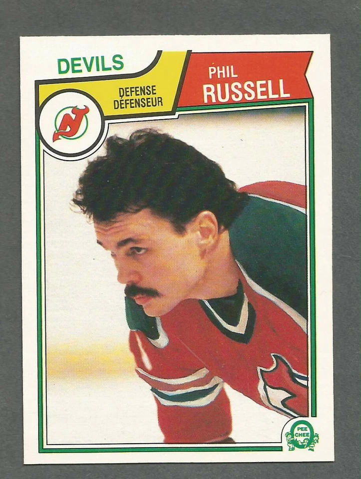1983-84 O-Pee-Chee OPC Hockey Phil Russell #237 New Jersey Devils NM/MT - Image 1 of 1